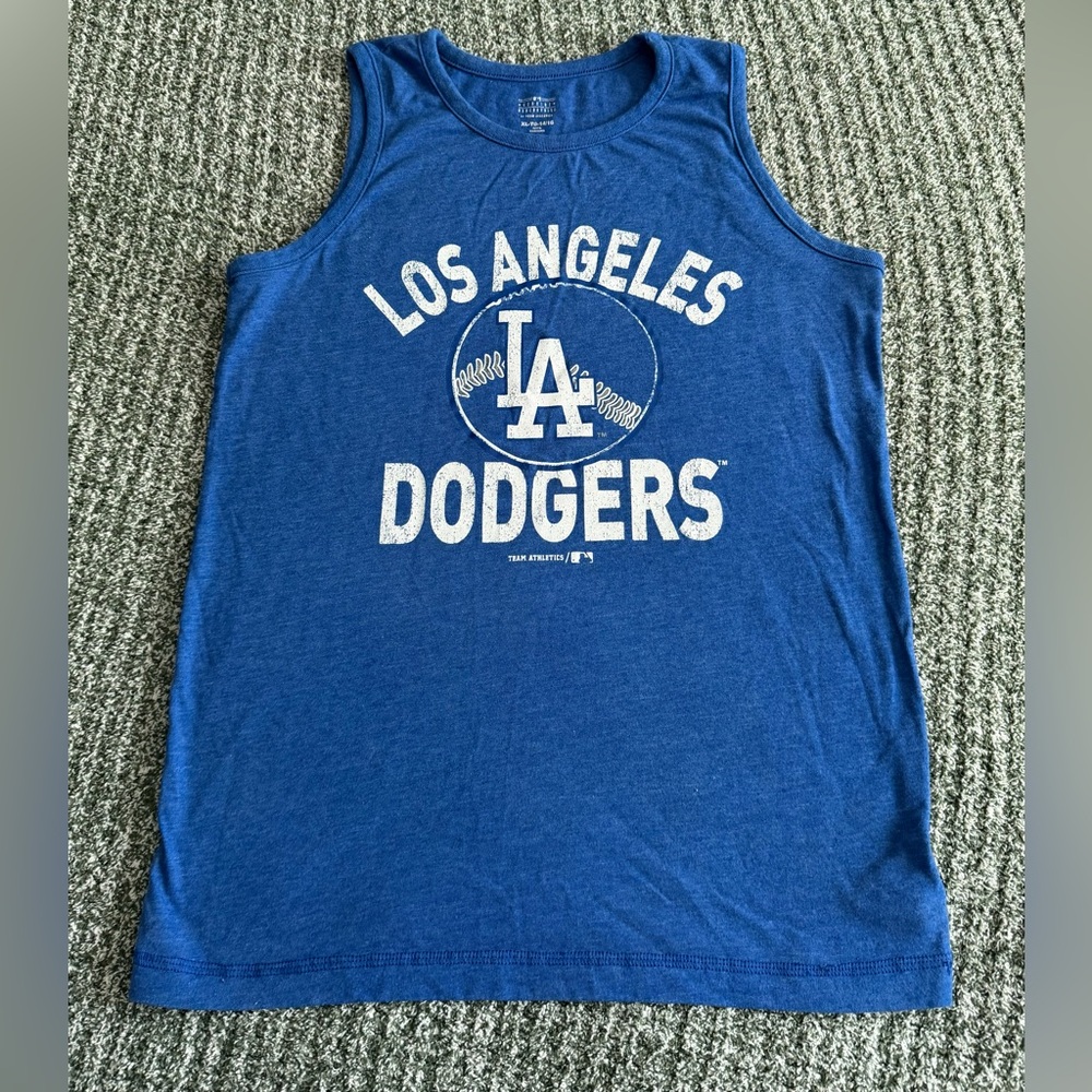 ⚾️ Los Angeles Dodgers Tank Top – Team Athletics MLB – Size XL